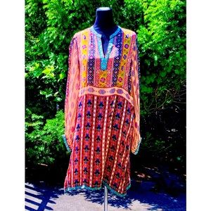 Anthropologie Tanvi Kedia Flowy Dress